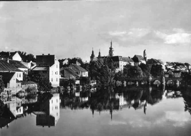 Psek pivovar eka domy most 1960